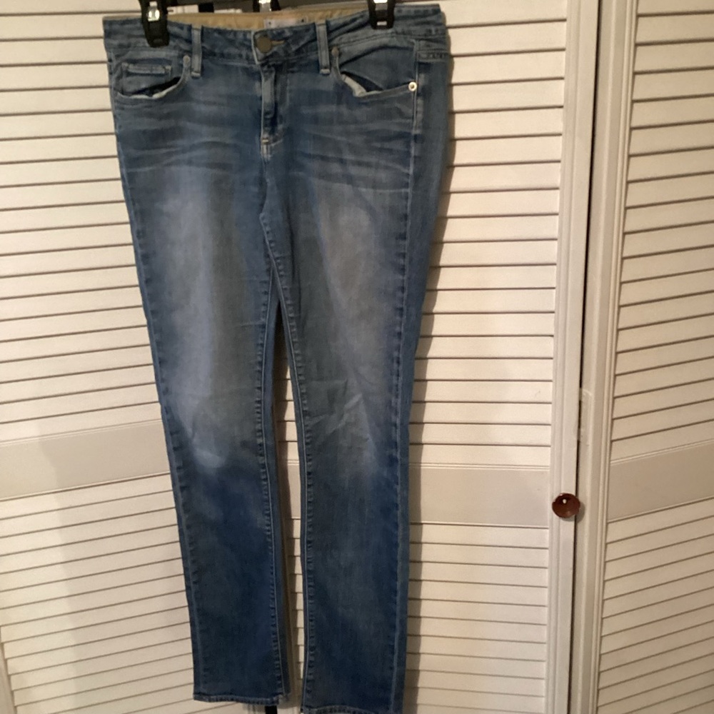 Paige ladies Jimmy, Jimmy, skinny blue jeans, size 28 - Picture 5 of 6
